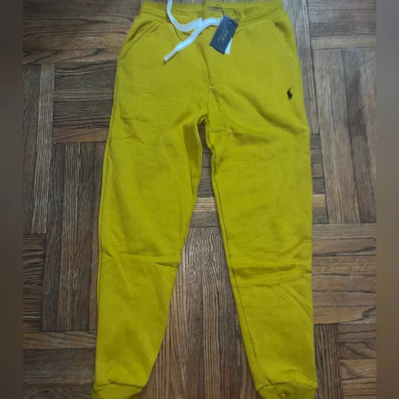 Mustard yellow Polo Ralph Lauren slim jogger set - Picture 4 of 5